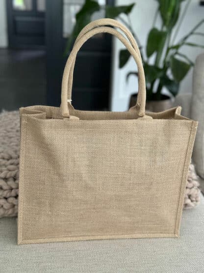 Z Damestas The Tote Bag beige/bruin (jute) - Afbeelding 2