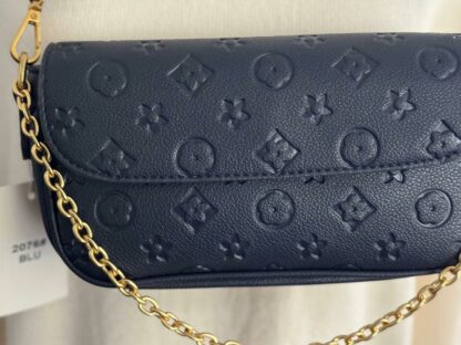 Z Luxe damestas in kleur blauw, model Louis Vuitton. - Afbeelding 2