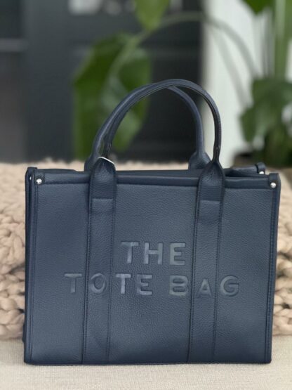 Z  Damestas The Tote Bag Donker Blauw (leer)