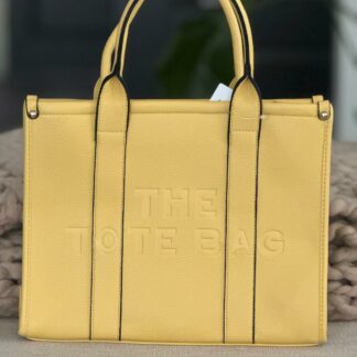 Z  Damestas The Tote Bag Geel (leer)