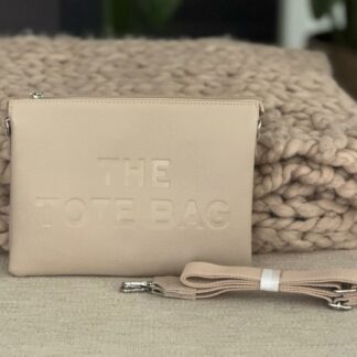 Z  Damestas The Tote Bag Crossbody Beige Leer.