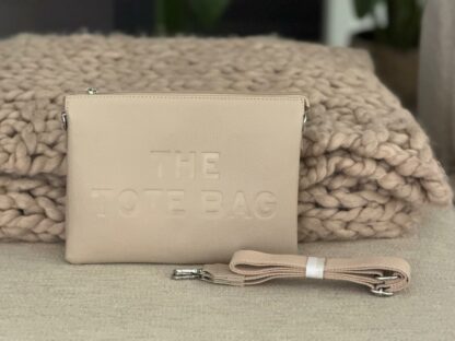 Z  Damestas The Tote Bag Crossbody Beige Leer.