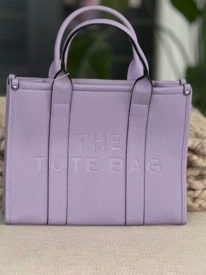 Z  Damestas The Tote Bag Lila (leer)