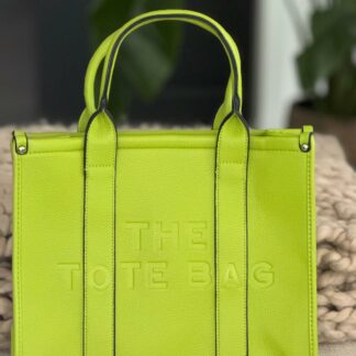 Z  Damestas The Tote Bag Groen (leer)