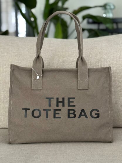 Z Damestas canvas The Tote Bag Taupe 36 cm x 29 cm x 14 cm