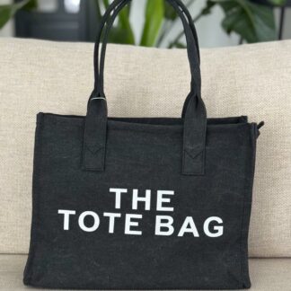 Z Damestas canvas The Tote Bag zwart 36 cm x 29 cm x 14 cm