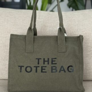 Z Damestas canvas The Tote Bag Groen 36 cm x 29 cm x 14 cm