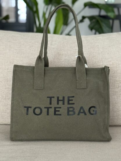 Z Damestas canvas The Tote Bag Groen 36 cm x 29 cm x 14 cm
