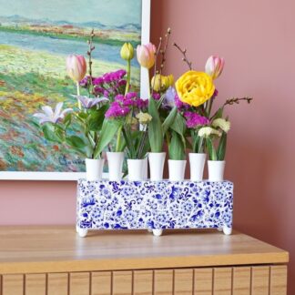 Z Tulpenvaas Delfts blauw rechthoek