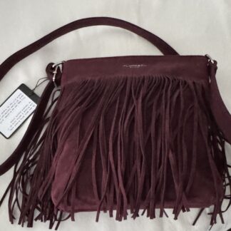 Z Damestas Bordeaux met franjes