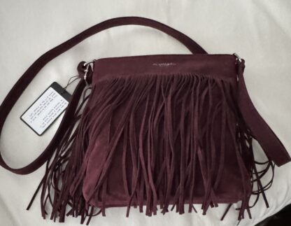 Z Damestas Bordeaux met franjes
