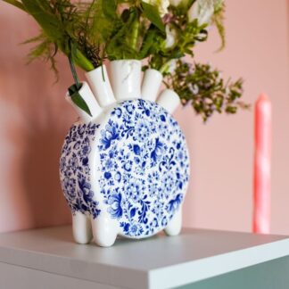 Z Tulpenvaas Delfts blauw rond