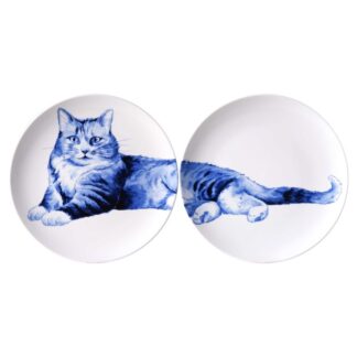 Z Wandbord - Ontspannen Kat Tweeluik