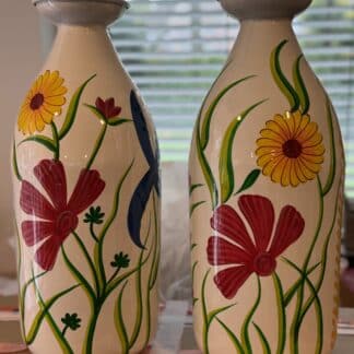 Z Light en Living Vaas met bloemen 45 cm hoog