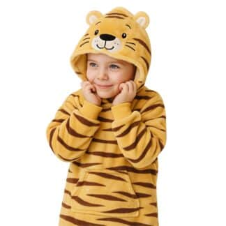 Z Tijger hoodie 45x60 cm - kinderen - tijger - geel