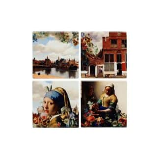 Z Onderzetters Vermeer Kleur set van 4