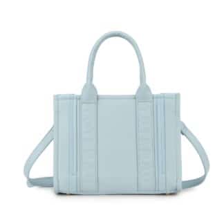 Z Damestas The Tote Bag blauw 26.5 x 20.5 cm, tekst op straps