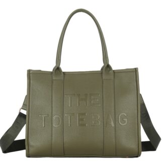 Z Damestas The Tote Bag Groen XL 39 x 31 cm (leer)