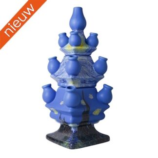 Z Tulpenvaas Heinen Delfts blauw Sterrennacht.