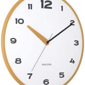 Z Karlsson Wandklok Brisk Dome - Okergeel - Ø40cm