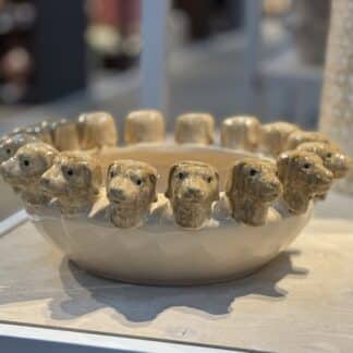 Z Vaas Teckel Keramiek Bruin 32,5 x 32,5 x 13 cm