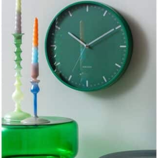 Z Karlsson Wandklok Cool Retro - Groen