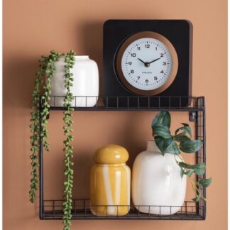 Z Karlsson Wandklok New Vintage - Mat zwart