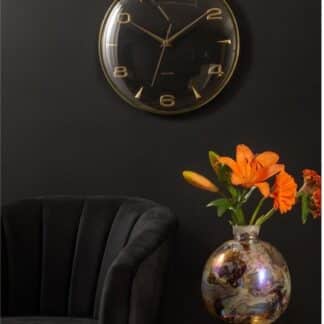 Z Karlsson Wandklok Sienna Glow - Zwart