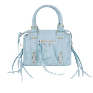 Damestas – It Girl bag - Multi Pocket bag - Accent Fringe tas – Handtas - Blauw