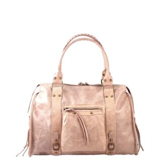 Damestas – It Girl bag - Multi Pocket bag - Echt leer - Nude.