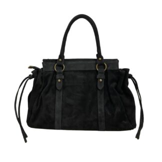 Damestas Gilia zwart Suede