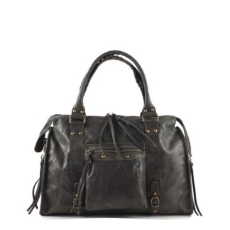 Damestas – It Girl - City bag  - Echt leer - Groen - 40 x 28 x 14 cm