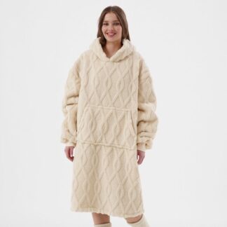 Z  Hoodie volwassenen  Rosetta wit 110 x 90